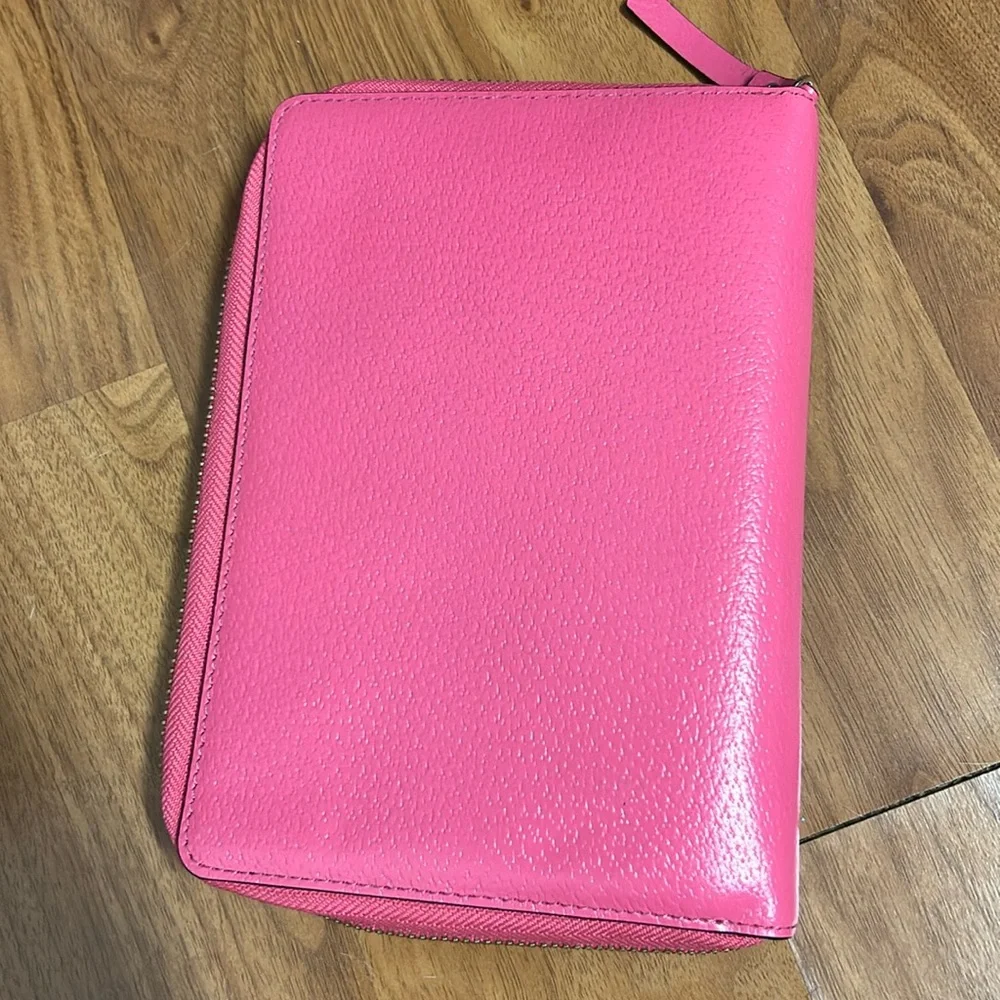 Kate Spade Wellesley Pink Leather Calendar Planner Agenda